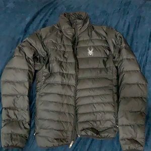 Spyder puffy down jacket.